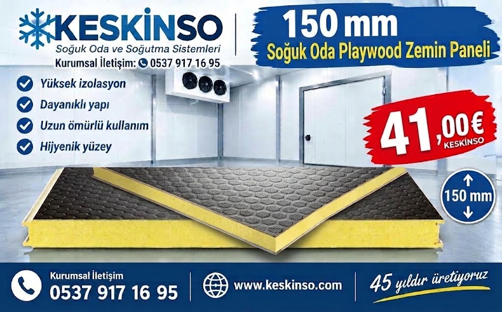 150 mm Cold Room Plywood Floor Panel Prices 41,00 €  