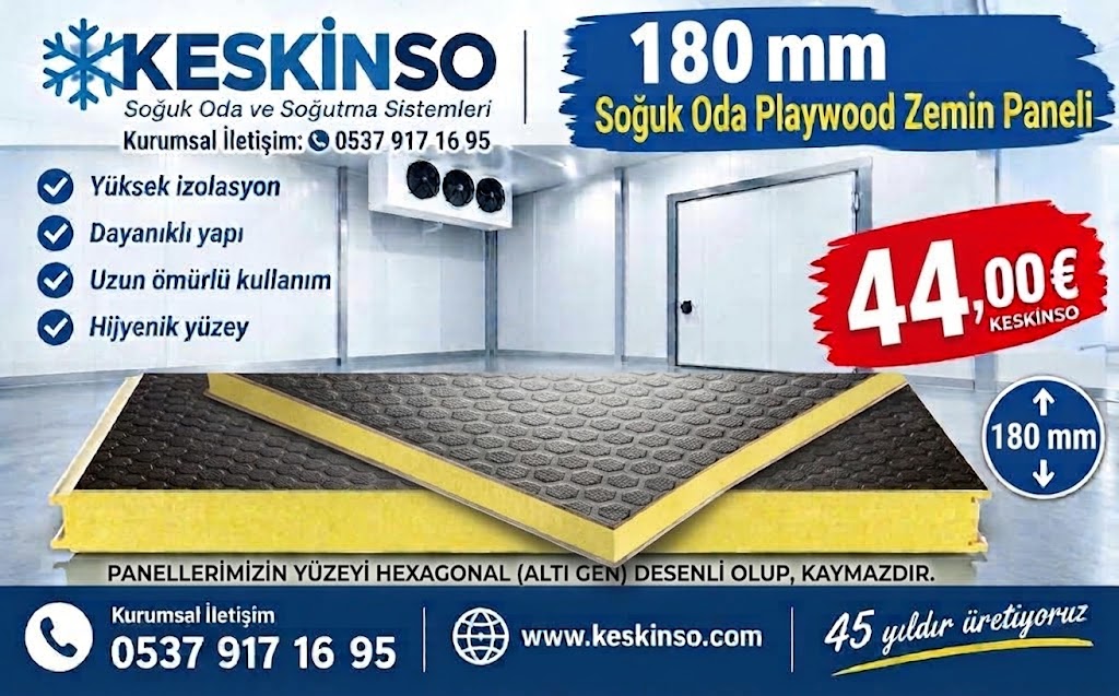 180 mm Cold Room Plywood Floor Panel Prices  44,00 €  