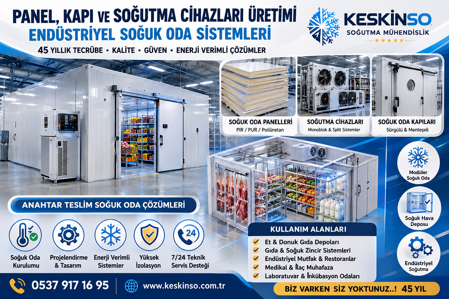 Panel, Kapı ve Soğutma Cihazları Üretimi | 