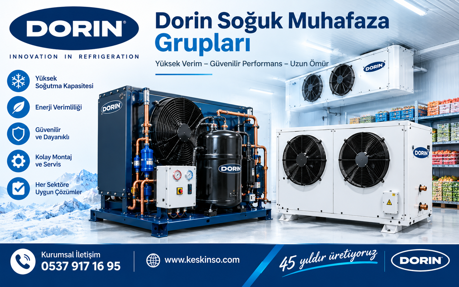 Dorin Soğuk Muhafaza Grup Fiyatları