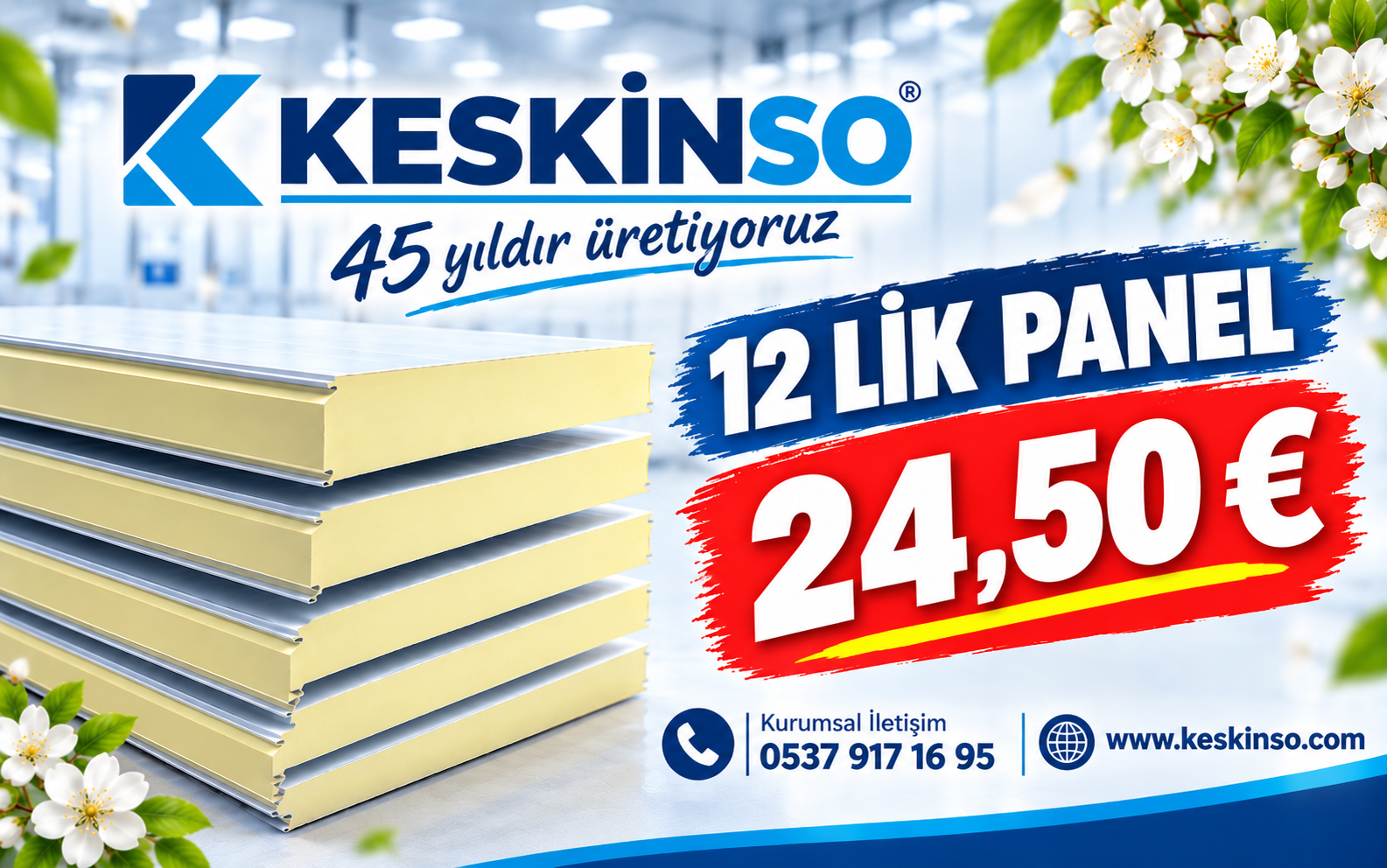 120 mm Soğuk Oda Paneli