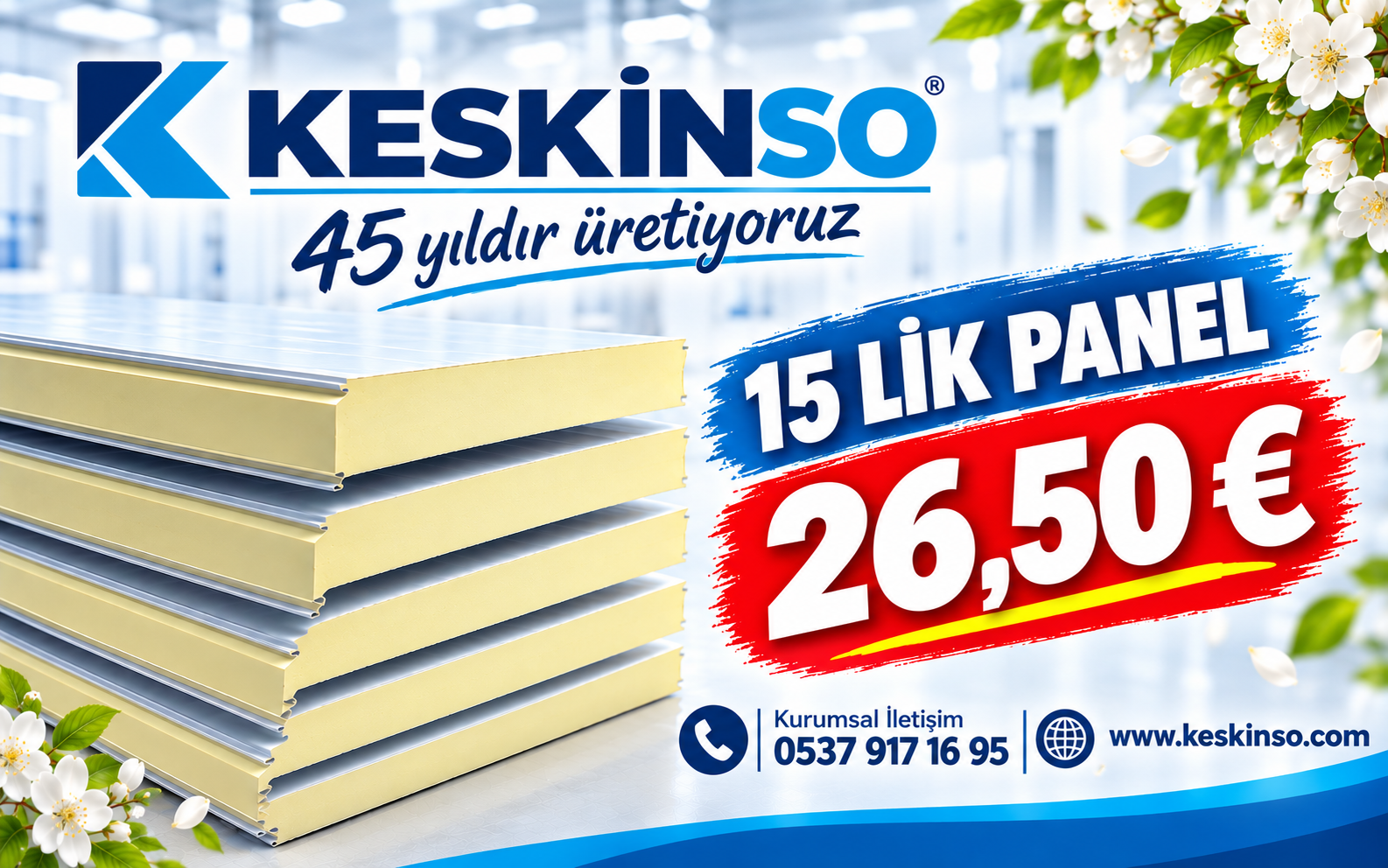 150 mm Soğuk Oda Paneli