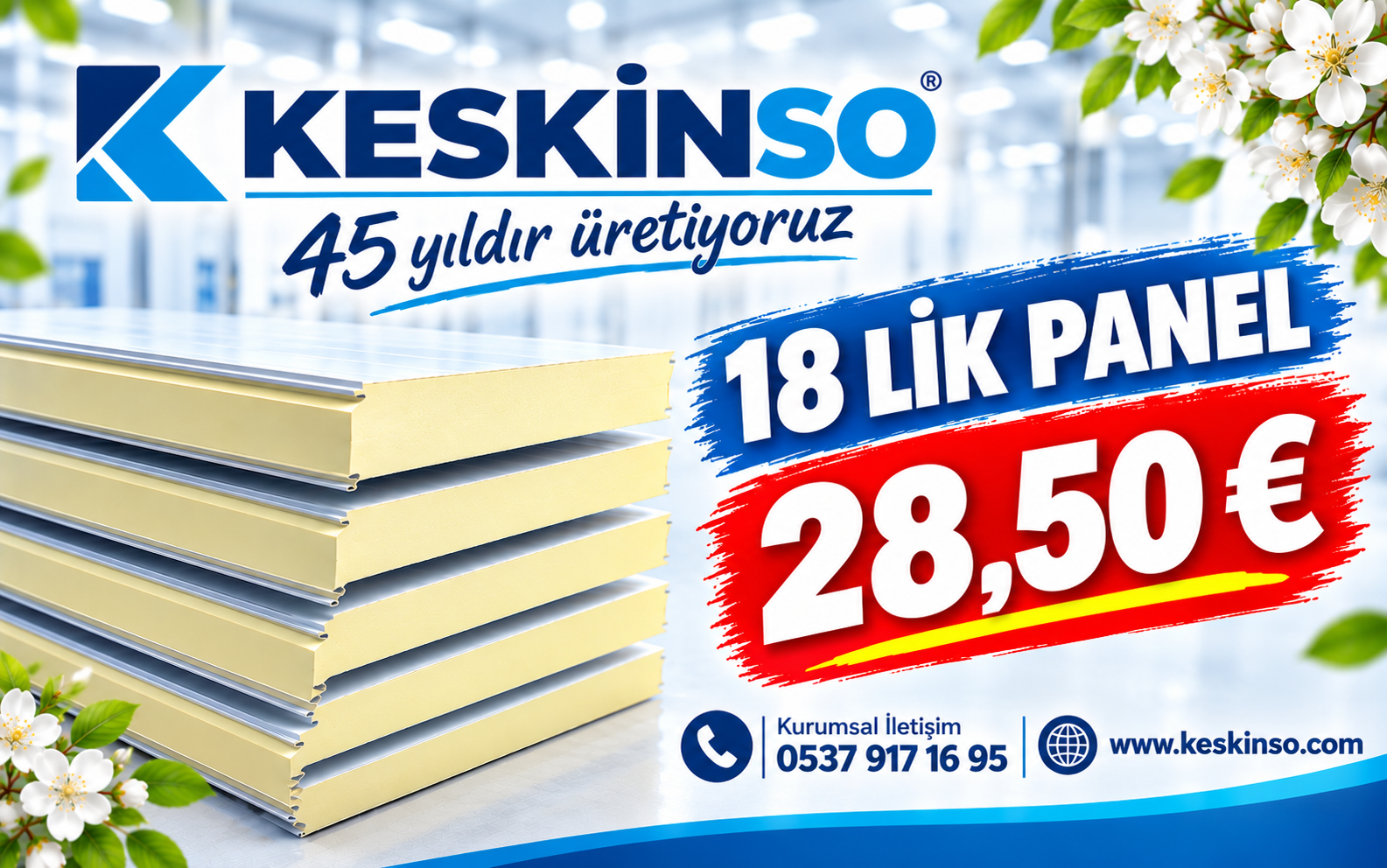 180 mm Soğuk Oda Paneli