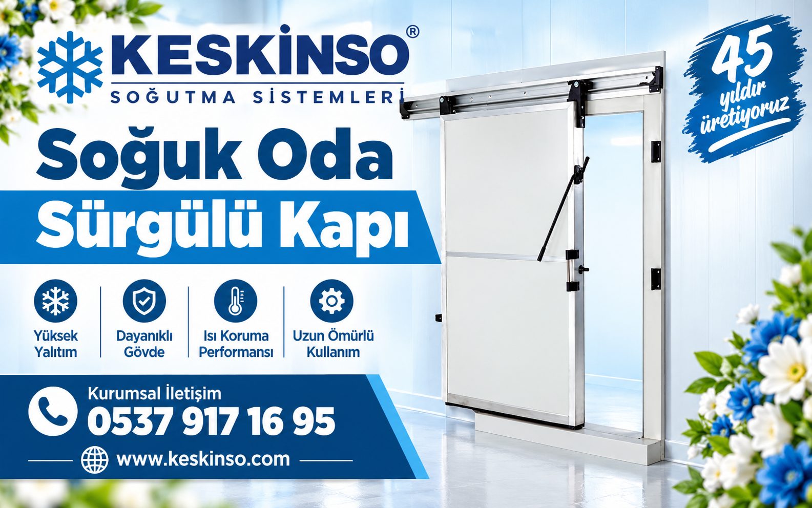 Soğuk Oda  Sürgülü   Kapı
